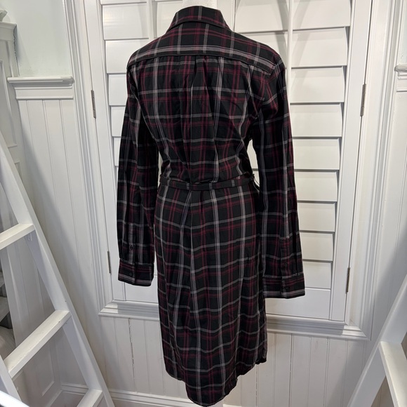 LRL Black & Red Plaid Long Sleeve Dress - Picture 3 of 6